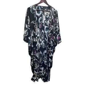 Melissa McCarthy Seven7 Floral Duster Kimono Size 3x NWT Brand New
